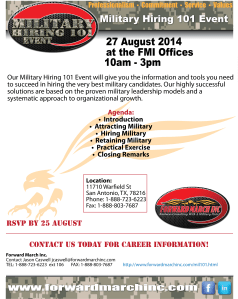 Military Hiring 101 Event