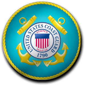 METAL COAST GUARD SEAL